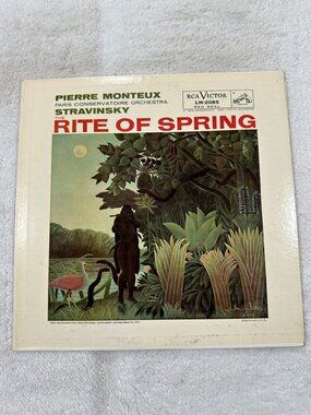 Stravinsky The Rite Of Spring Pierre Monteux Paris Conservatoire RCA Victor LP
